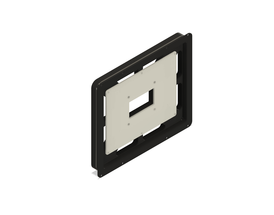 Touch Panel Hole Adapter for a Crestron 12L to TSW-10xx Conversion Kit