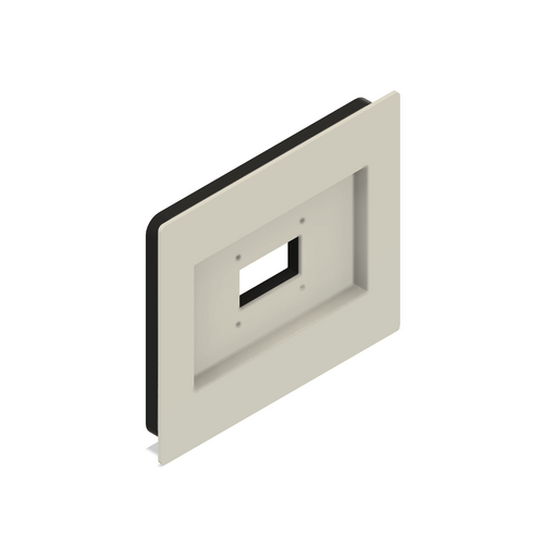 Touch Panel Hole Adapter for a Crestron 12L to TSW-10xx Conversion Kit