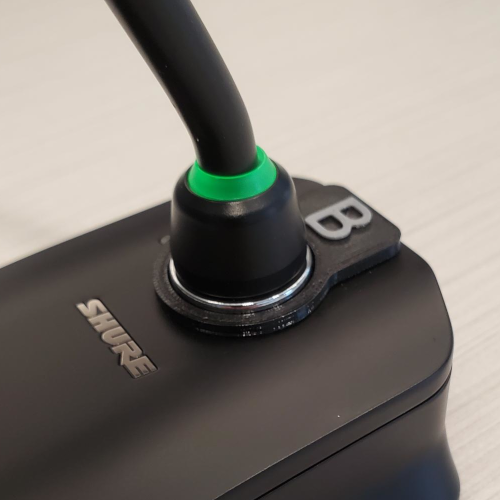 Shure MXW8 Gooseneck Mic ID Tags